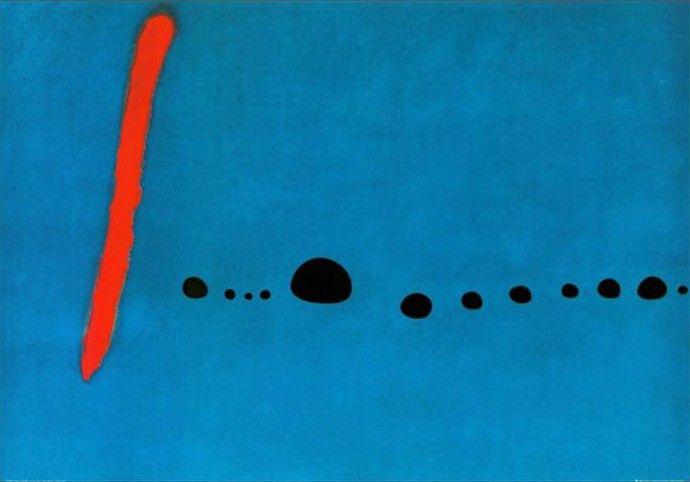 Joan Miro Bleu ii